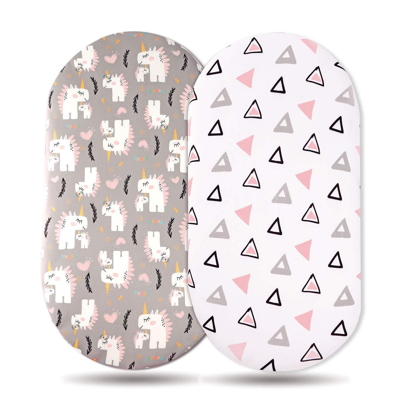 Elastic Printed Fitted Sheet for Baby Cradle & Changing Table