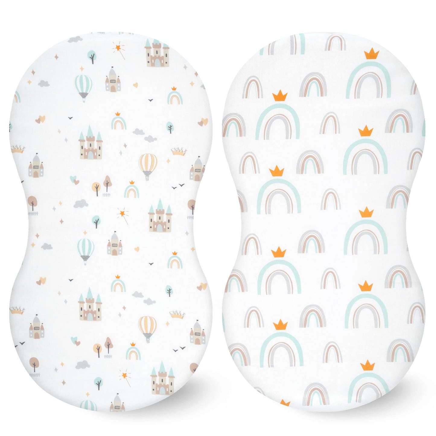 Elastic Printed Fitted Sheet for Baby Cradle & Changing Table