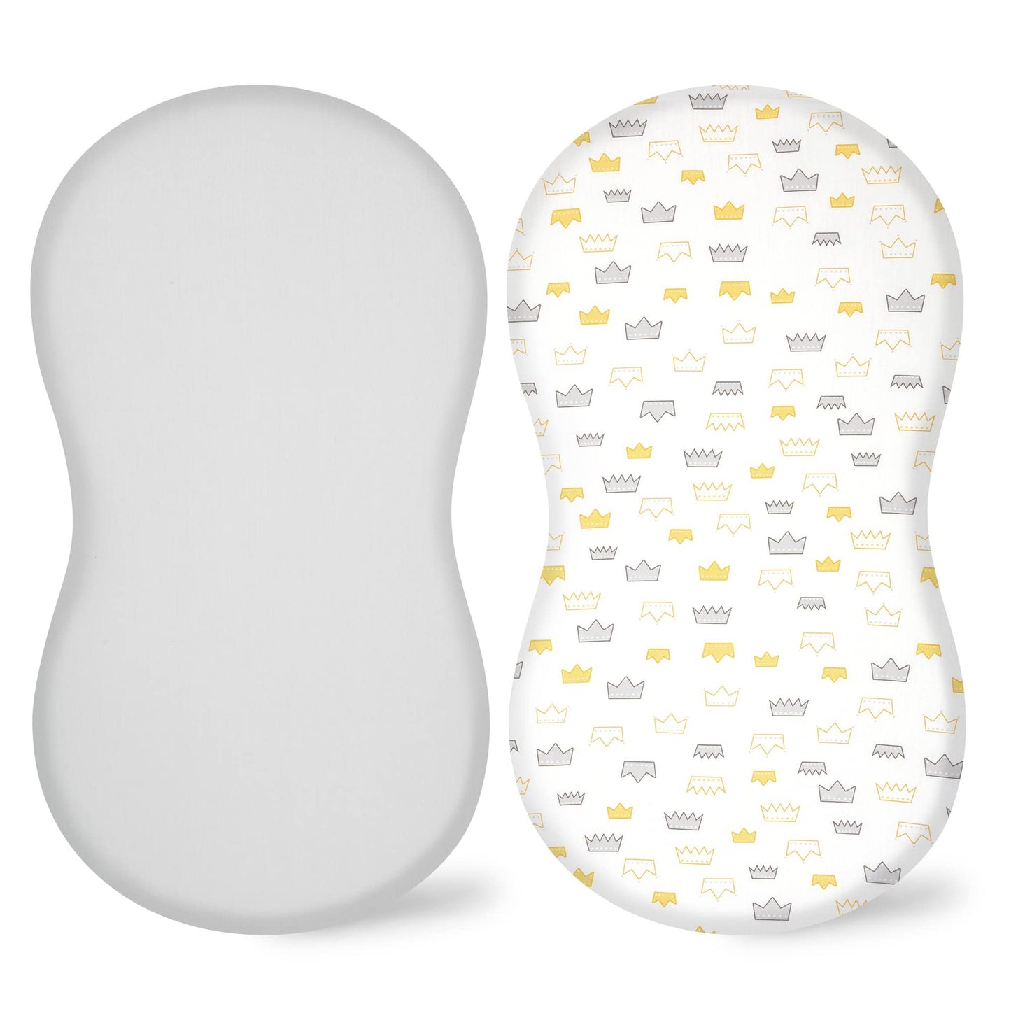 Elastic Printed Fitted Sheet for Baby Cradle & Changing Table