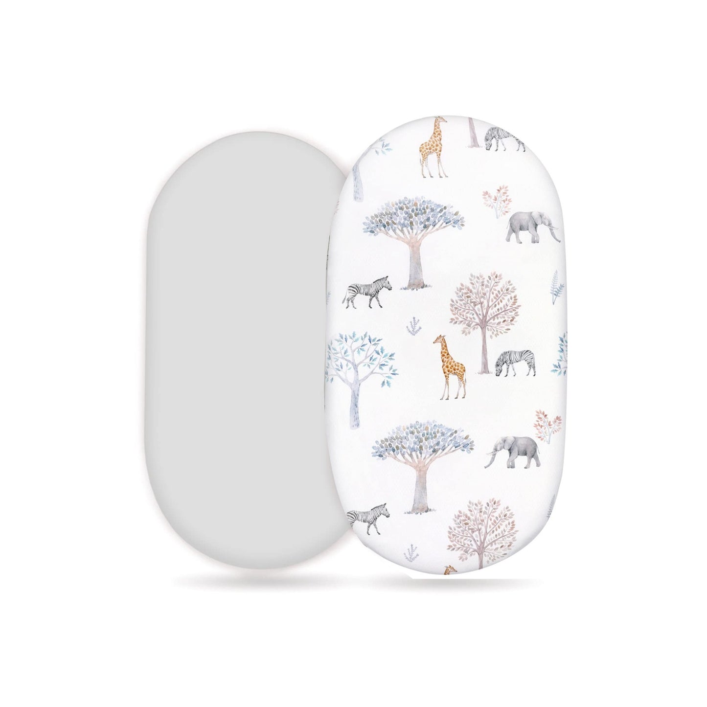 Elastic Printed Fitted Sheet for Baby Cradle & Changing Table