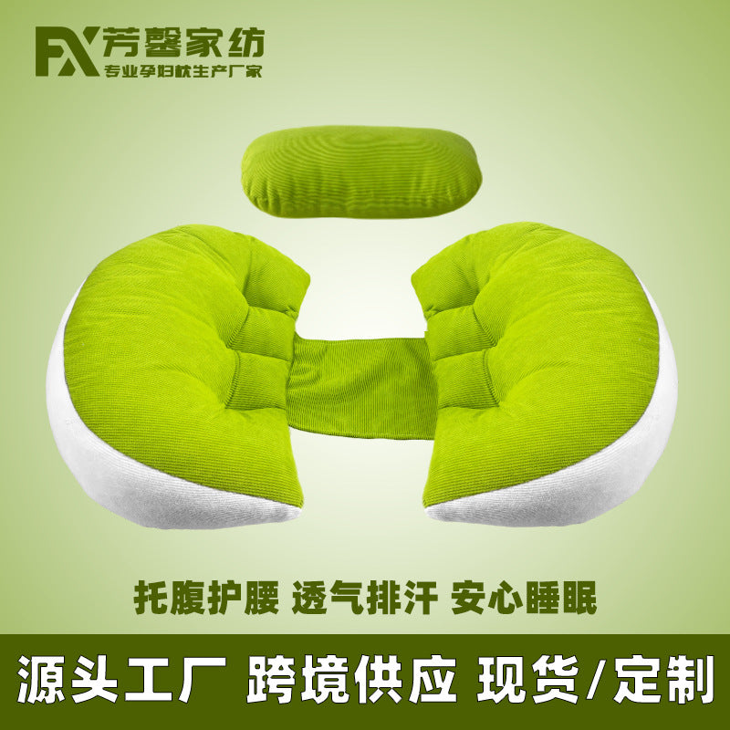 U-Shaped Maternity Pillow for Comfort and Support