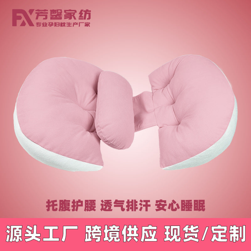 U-Shaped Maternity Pillow for Comfort and Support